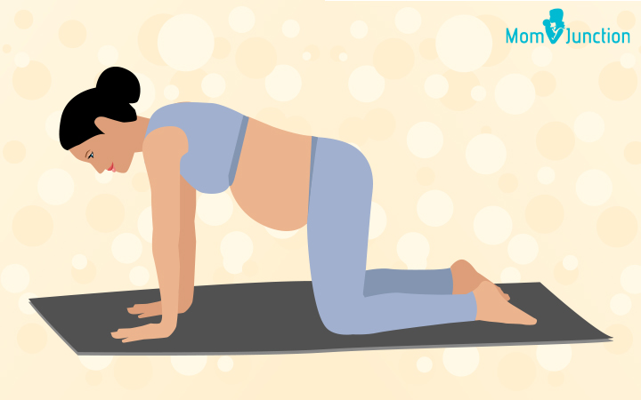 Thigh stretch pilates pregnancy exercises