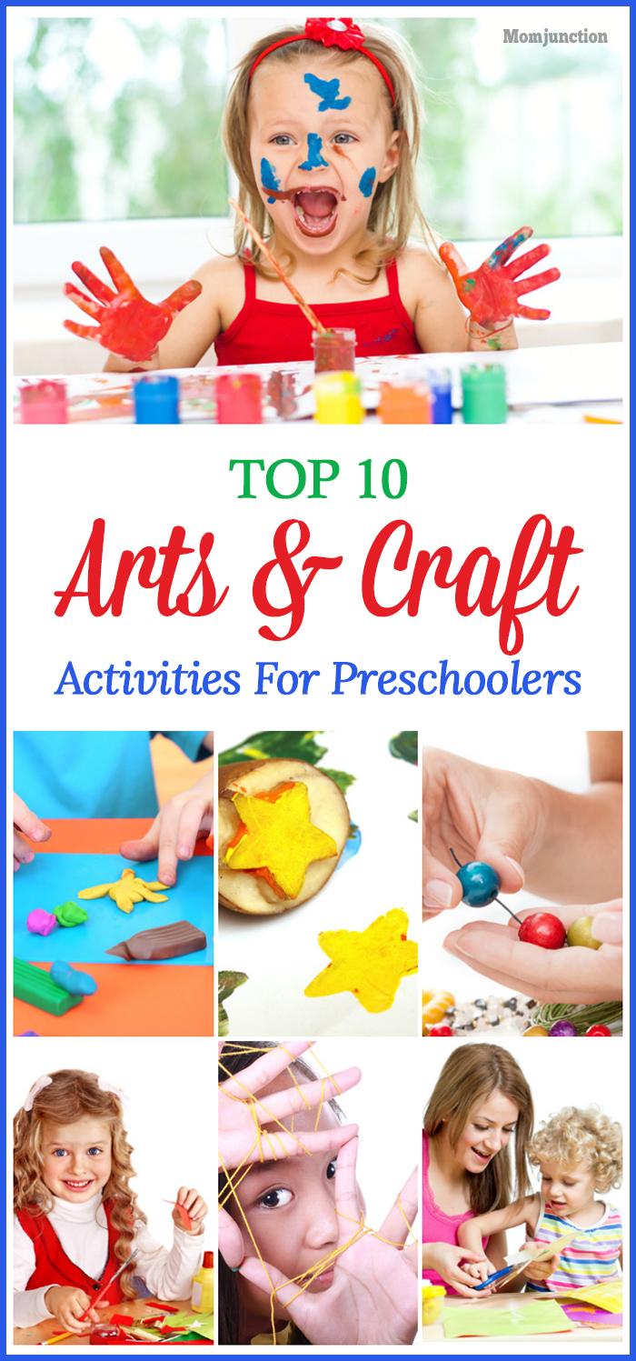 Top 10 Arts And Craft Activities For Preschoolers