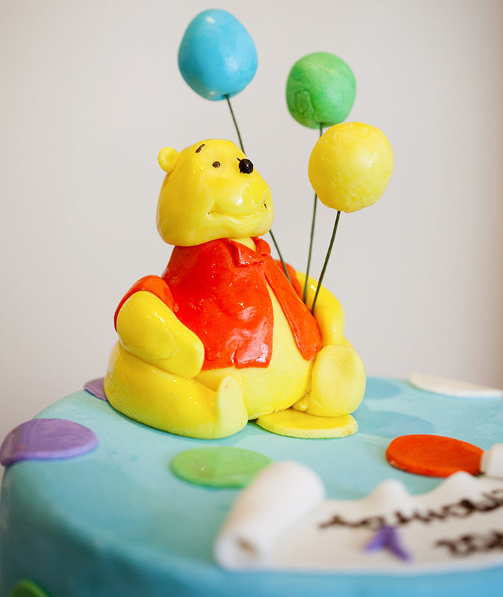 Winnie the Pooh theme for first birthday party