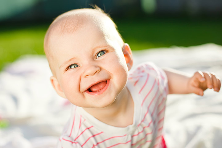 Happy and smiling baby picture