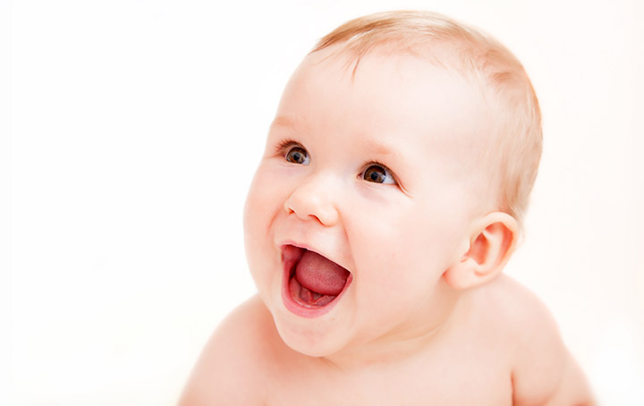 Cute smiling baby picture
