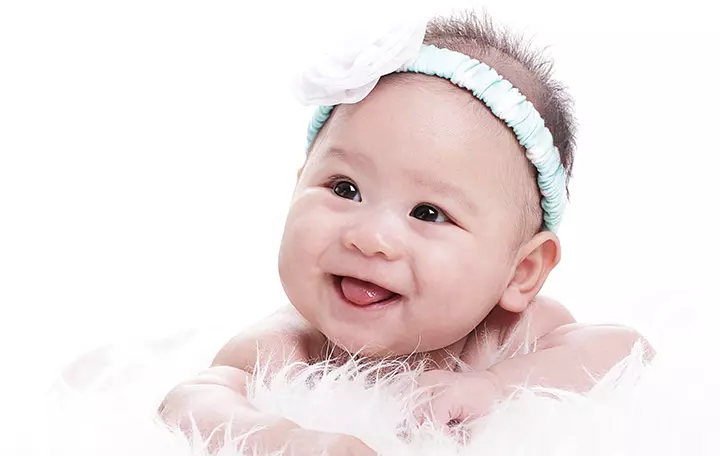 Cute little girl smiling picture