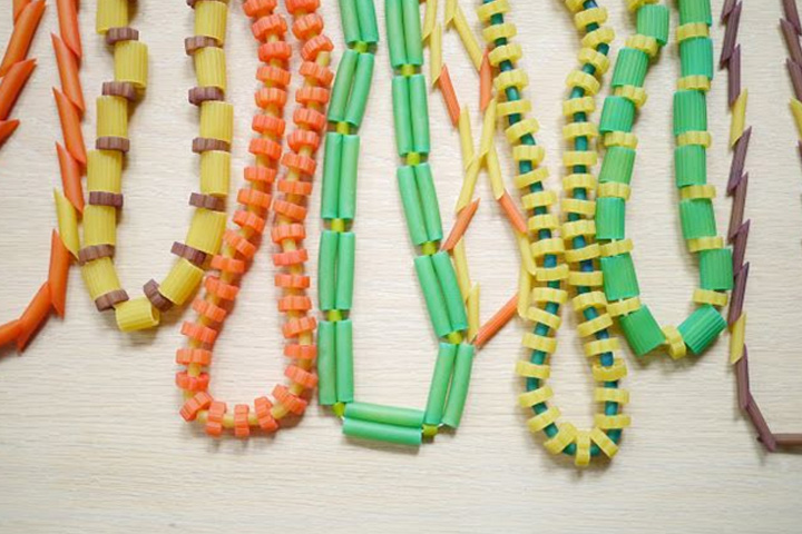 House crafts for preschoolers, pasta