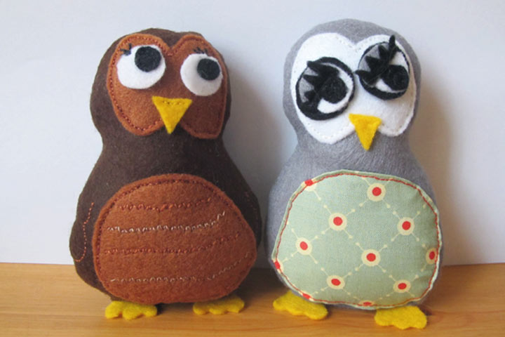 Adorable owl felt crafts ideas for kids