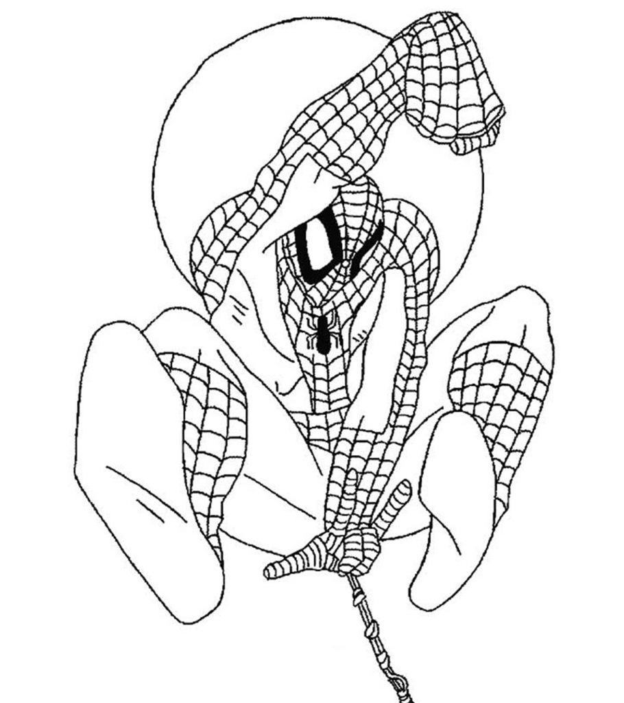  Spiderman Birthday Coloring Pages  Best Free