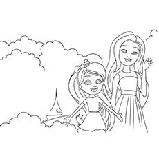 Barbie Dreamtopia Coloring Page