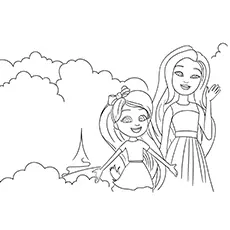 Barbie Dreamtopia Coloring Page_image