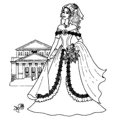 Barbie Fashion Girl Coloring Page_image
