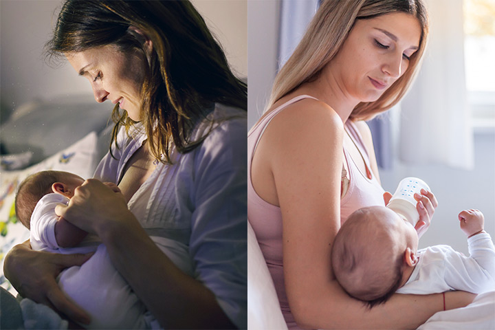 breastfeeding plus formula feeding