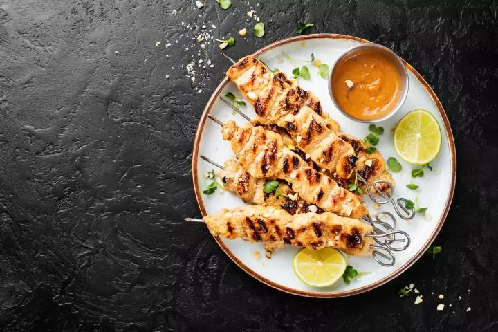 Chicken skewers