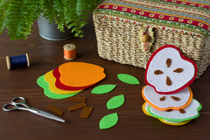 Coasters, Felt crafts ideas for kids