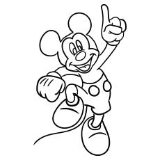 Mickey Mouse in the Kitchen coloring page - Download, Print or Color Online  for Free