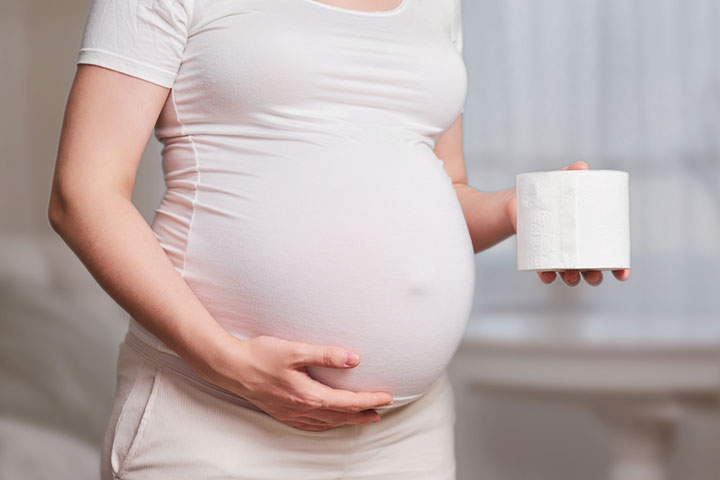 During pregnancy, white discharge increases because of more estrogen.