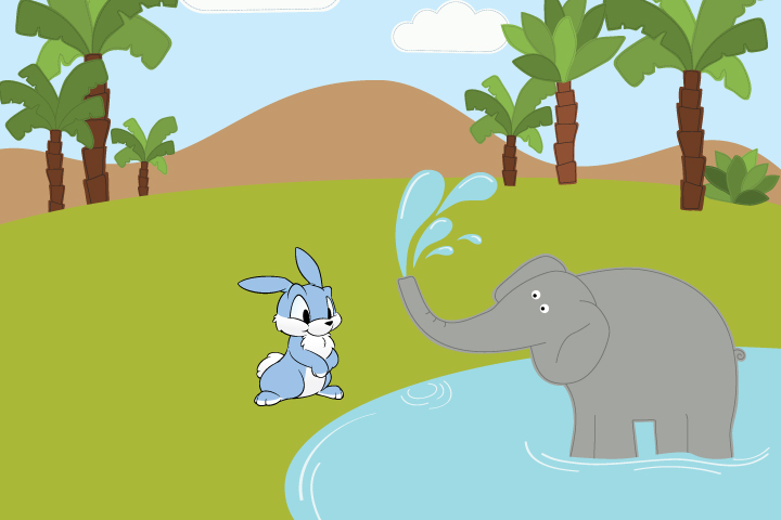 Elephants And Hares Panchatantra story for kids