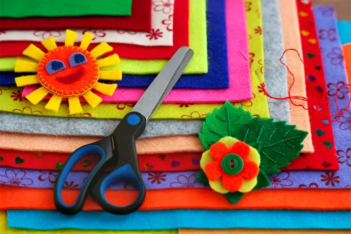 Felt corsages crafts ideas for kids