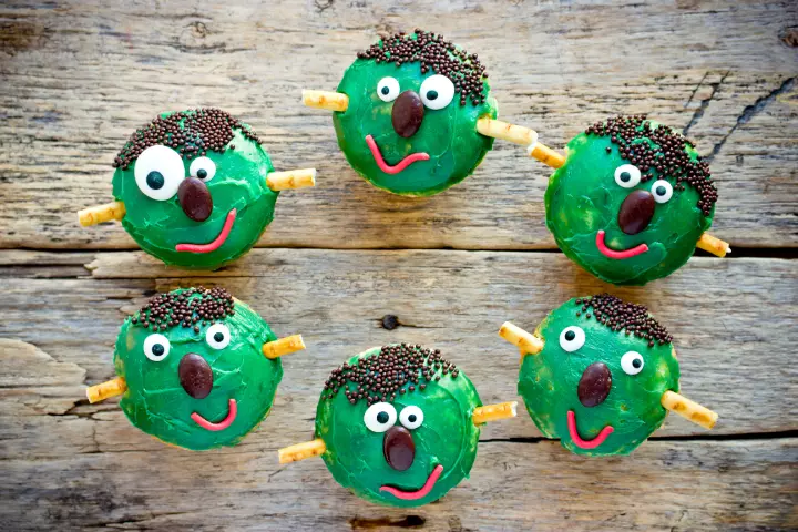 Frankenstein Cupcakes