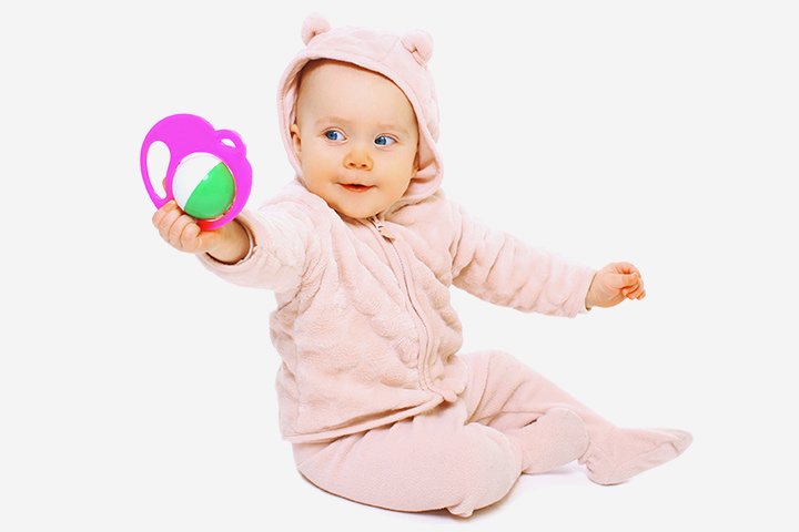 Grab The Rattle activities for 7 month old baby