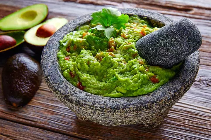 Guacamole kids party food ideas