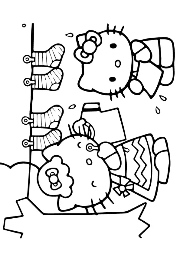 Hello-Kitty-Helping-To-Mom