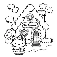 Hello Kitty Loveable House to Print Pictures_image