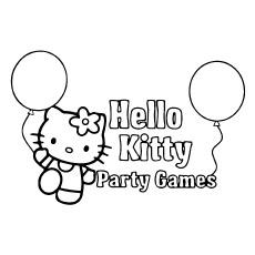 Printables Hello Kitty Party Coloring Games 