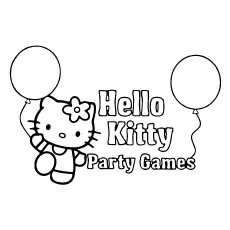 Printables Hello Kitty Party Coloring Games _image
