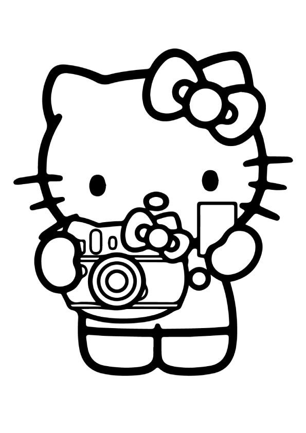 Hello-Kitty-taking-photography