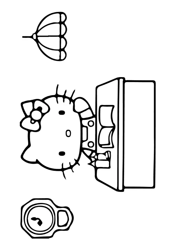 Hello-Kitty-working-in-the-office