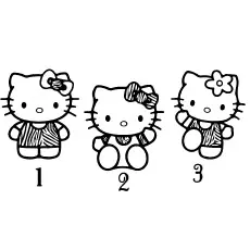 Hello Kittys with Numbers_image