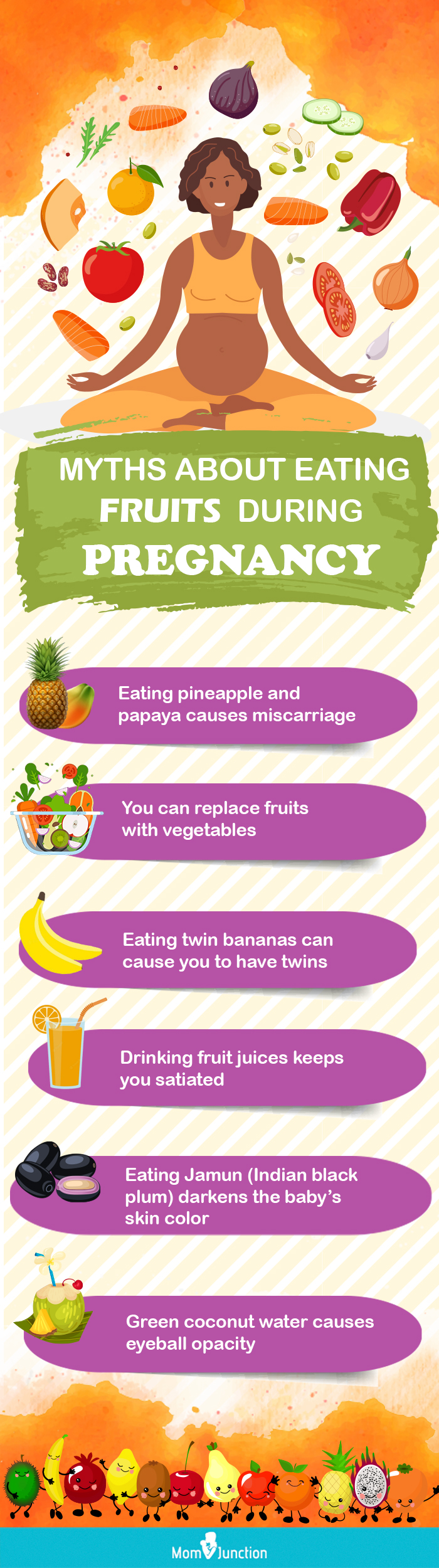 common misconceptions associated with eating fruits during pregnancy [infographic]