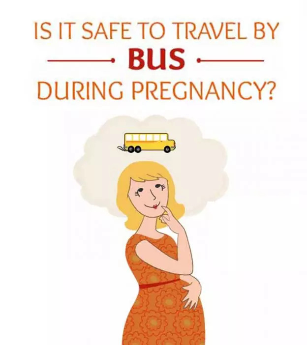 travelling in bus during 9th month of pregnancy