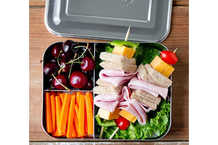 LunchBots Bento Trio Stainless Steel Food Container