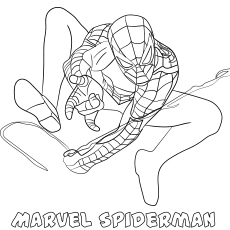 Ps4 Spider Man Suit Coloring Page Coloring Pages