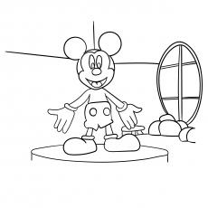 Mickey Mouse Clubhouse Coloring Page