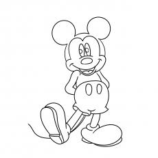 Top 75 Free Printable Mickey Mouse Coloring Pages Online