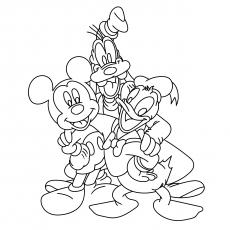 Mickey and Friends Coloring Page