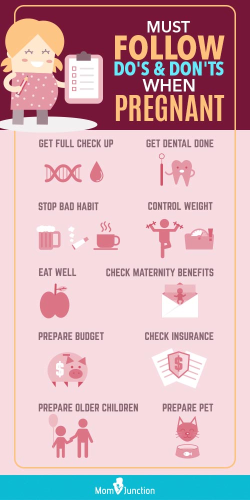 What To Do And What Not To Do When Pregnant List Of Dos And Donts