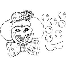 Party masks Coloring Page