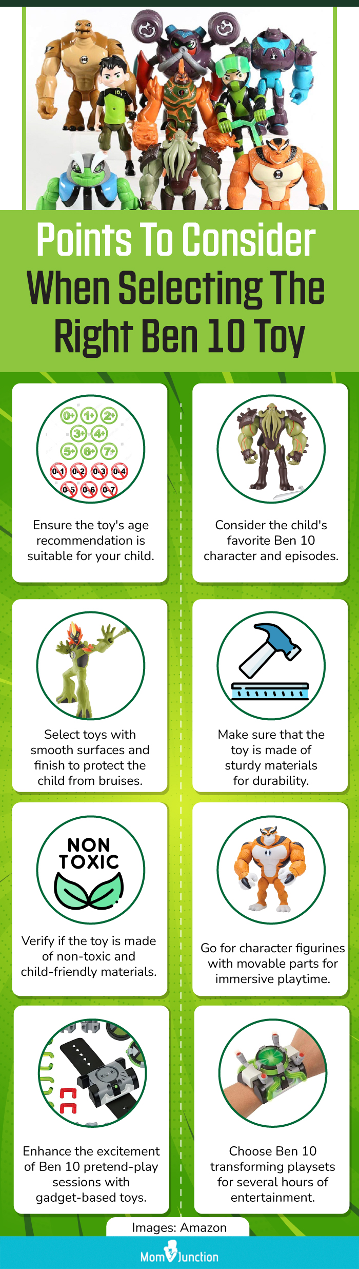 Points To Consider When Selecting The Right Ben 10 Toy (infographic)