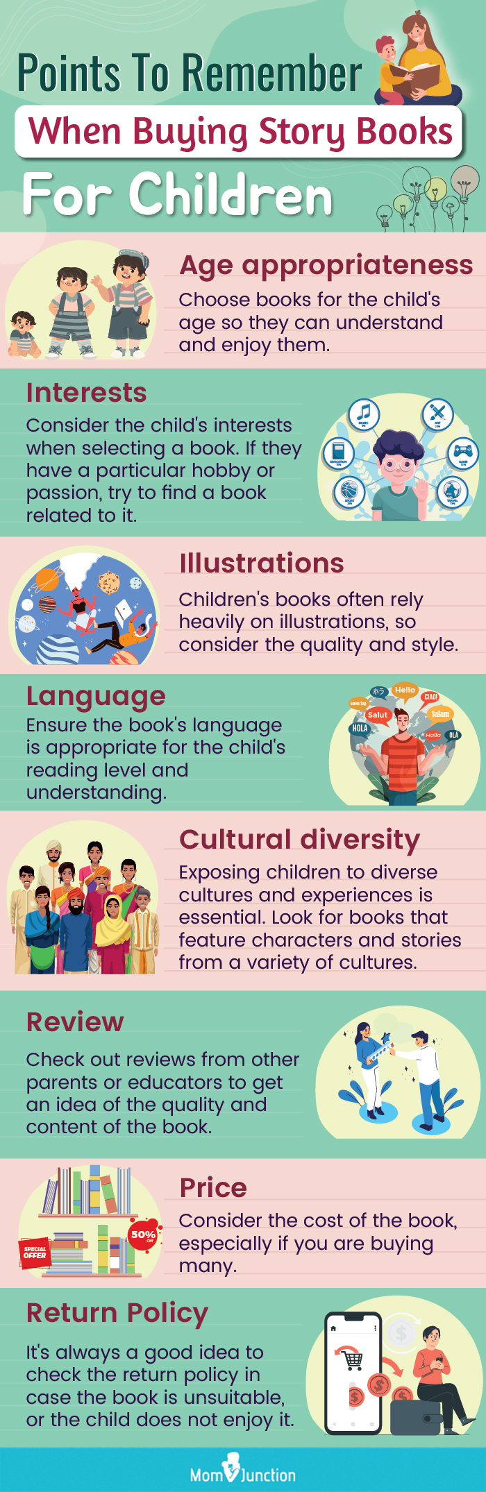 Points To Remember When Buying Story Books For Children [infographic]