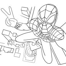 10 Exciting Spider-Man PS5 Coloring Pages to Color In