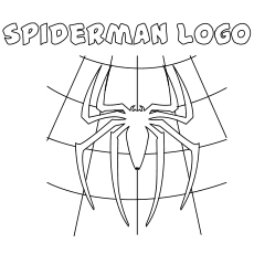 Spiderman Logo coloring pages