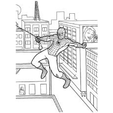 Spiderman-Swinging-from-One-Building