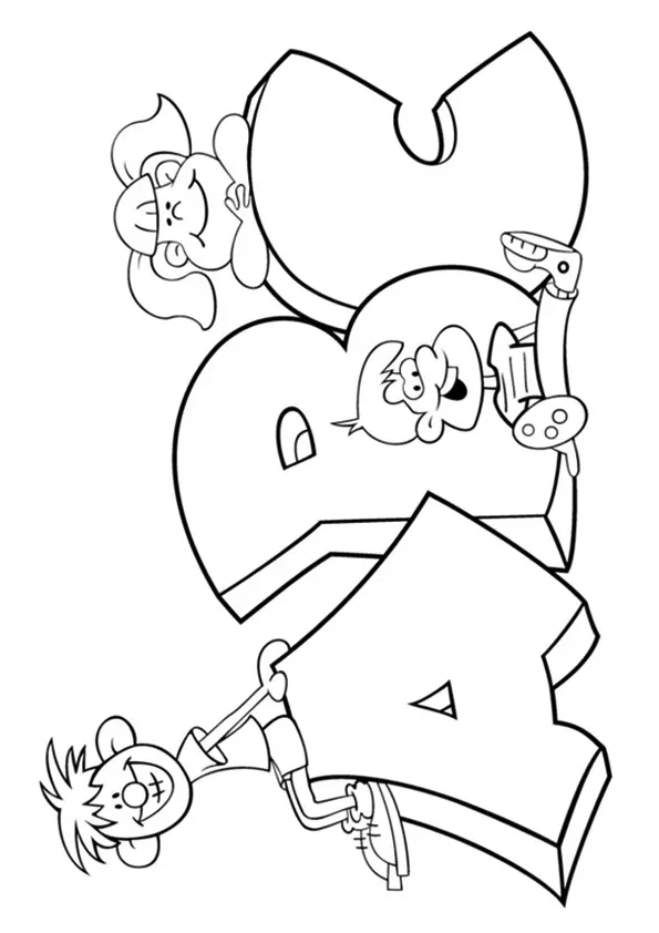 The-Alphabet-Parade-coloring-page