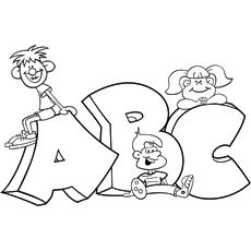 alphabet coloring pages your toddler will love