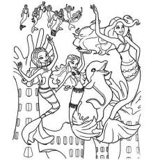 barbie a mermaid tale coloring pages