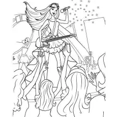 Barbie The Princess And The Popstar Coloring Page_image