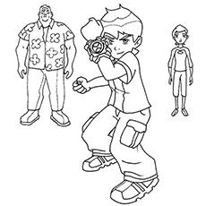 Ben 10 para colorir (Ben 10 colouring page)