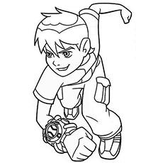 ben 10 feedback coloring pages