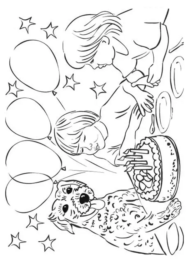 The-Blowing-the-Candles-coloring-page